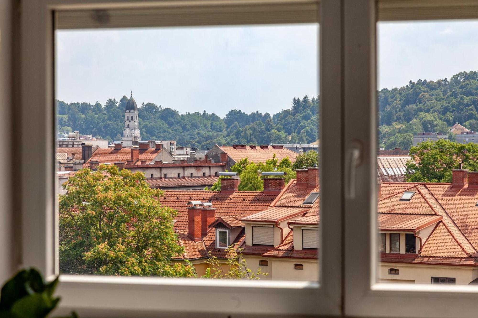 Luxe Penthouse With A Castle View Ljubljana Buitenkant foto